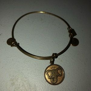Alex and Ani Gold Elephant Bracelet
